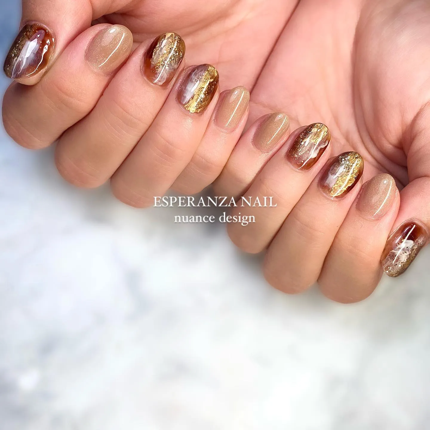 秋のニュアンスデザイン💅