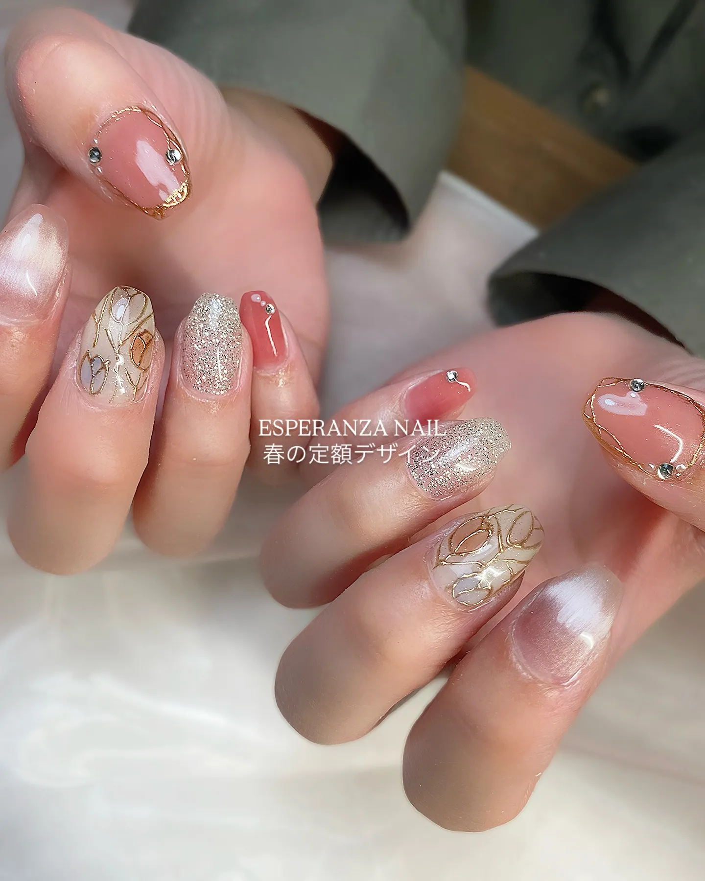 春のネイルデザインを楽しむなら足立区扇大橋エスペランサネイル...