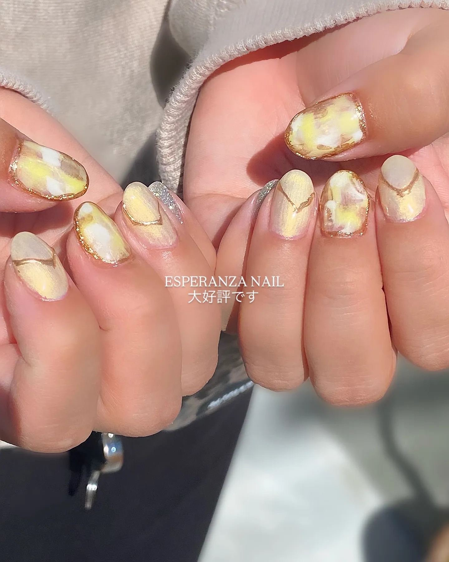 春のマンスリーデザインもイエローカラーが大人っぽく人気です🌸