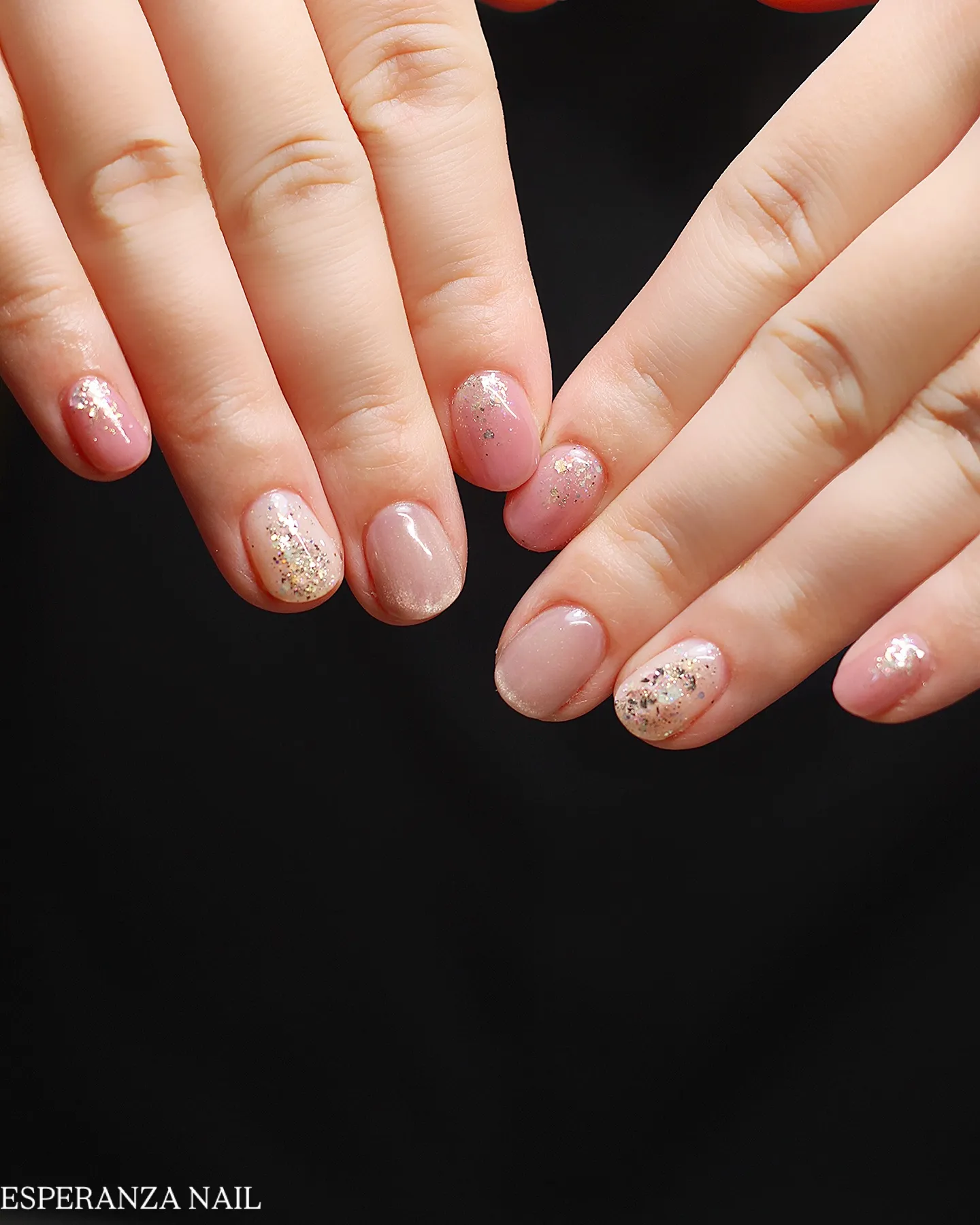 シンプルだけど可愛く大人っぽく💅足立区エスペランサネイル
