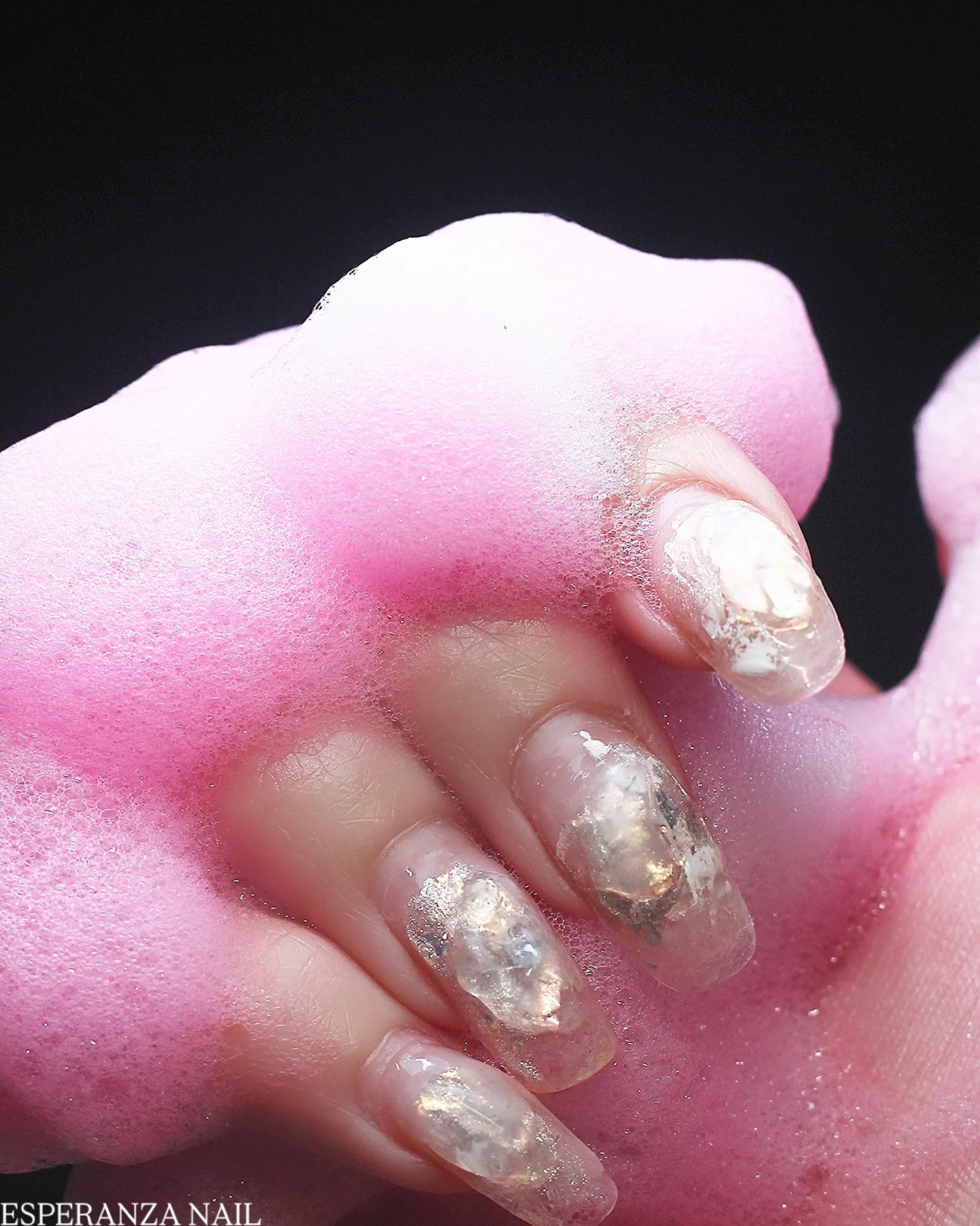 ぷくぷくぷく〜　桜の季節も終わりかけ🌸卒園入学式ネイルも新し...