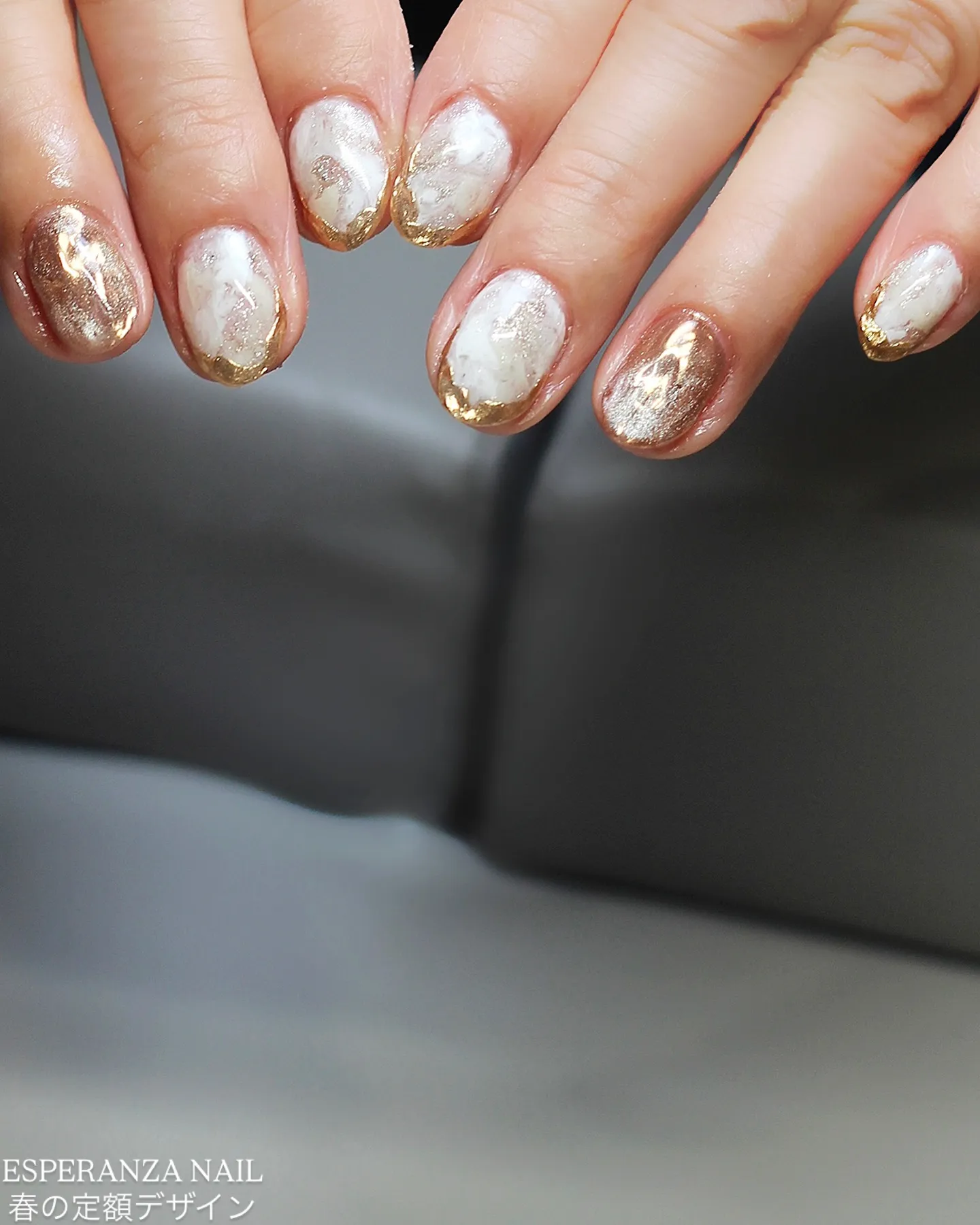 足立区扇大橋エスペランサネイルで100種以上の定額デザインが...