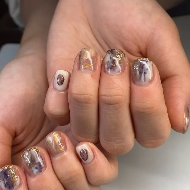 大人ニュアンスネイルは足立区エスペランサネイルで♪