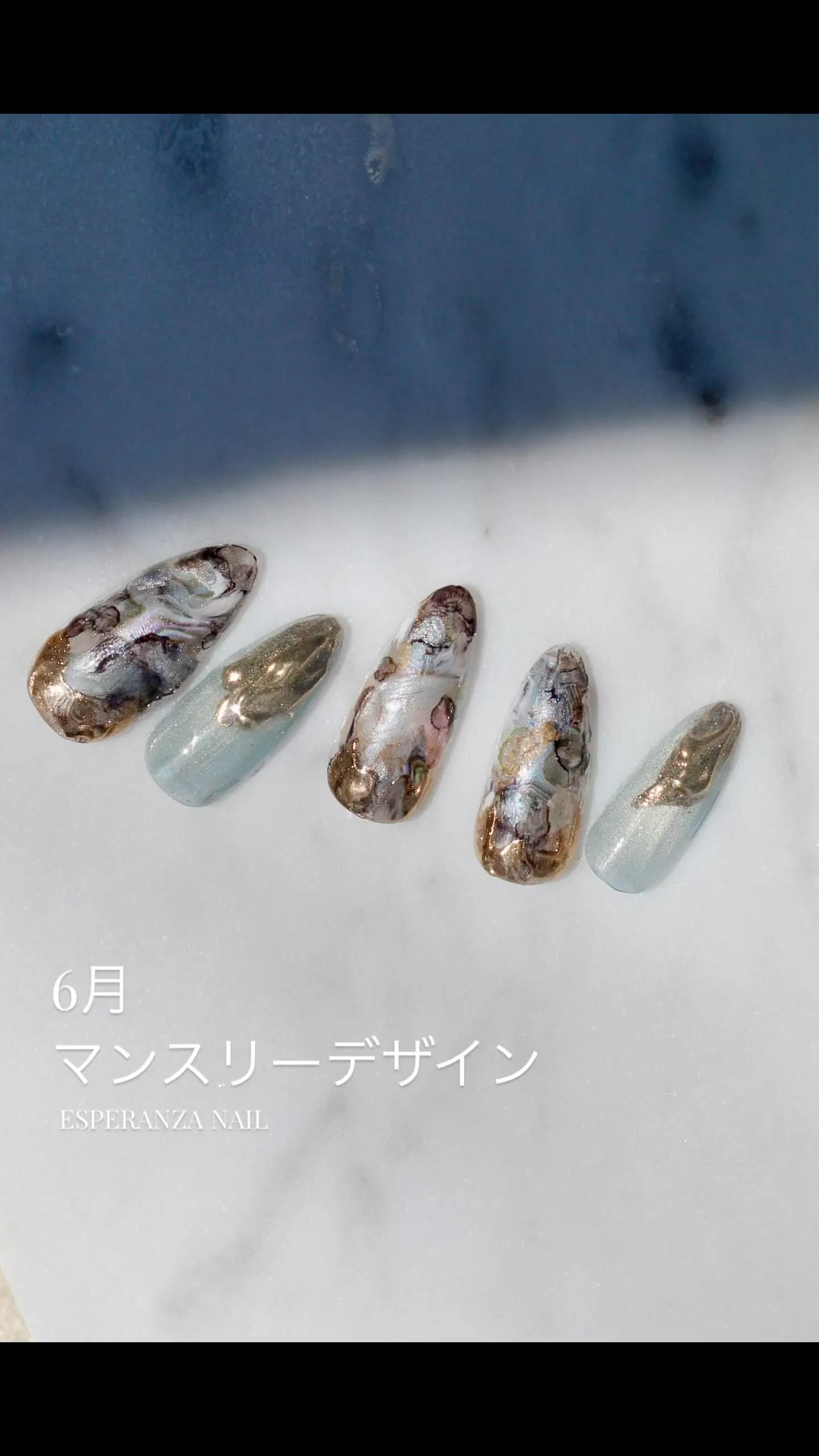 6月マンスリーデザイン/足立区エスペランサネイル